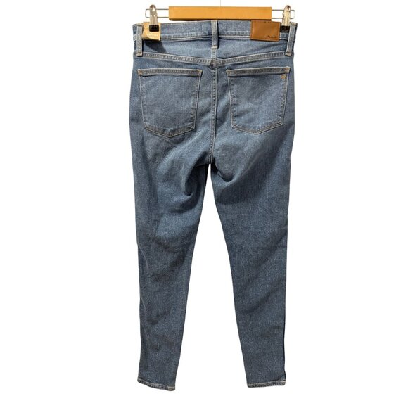 Madewell 10" High-Rise Skinny Jeans In Tencel Denim With Magic Pockets Button Fl - Picture 9 of 12